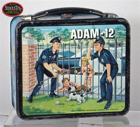 adam 12 metal lunch box and thermos adam 12|adam 12 metal lunch box.